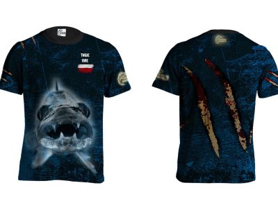 KOSZULKA TSHIRT ZANDER ATTACK 2 (blue)