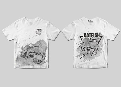 TERMOAKTYWNA KOSZULKA DZIECIĘCA CATFISH PRO (silver grunge)