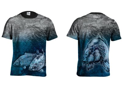 KOSZULKA TSHIRT CARP BLUE