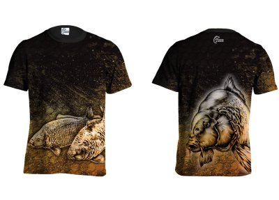 KOSZULKA TSHIRT CARP GOLD