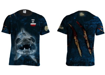 KOSZULKA TSHIRT ZANDER ATTACK 2 (blue)