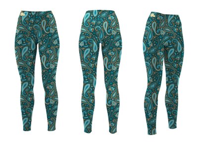 LEGGINSY PAISLEY BLUE