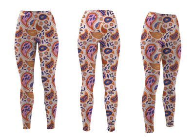 LEGGINSY PAISLEY VIOLET