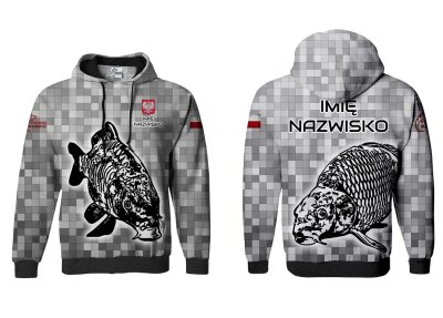 BLUZA Z KAPTUREM PIXEL CARP