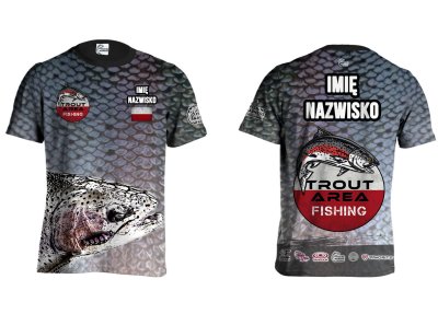 KOSZULKA TSHIRT TROUT AREA FISHING