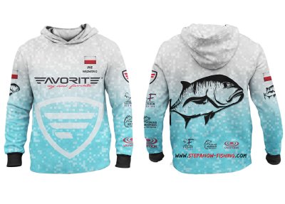 BLUZA ZAWODNICZA Z KAPTUREM STEPANOW FISHING - GT FISHING