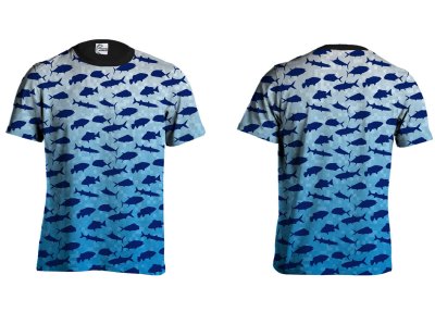 KOSZULKA TSHIRT WZORY UNIWERSALNE - MIX SEA FISH