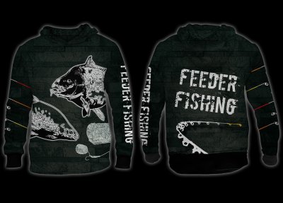 BLUZA ZAWODNICZA Z KAPTUREM FEEDER FISHING