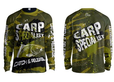 BLUZA ZAWODNICZA CARP SPECIALIST (green)