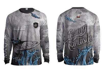 BLUZA ZAWODNICZA FISHING FANTASTIC (silver)