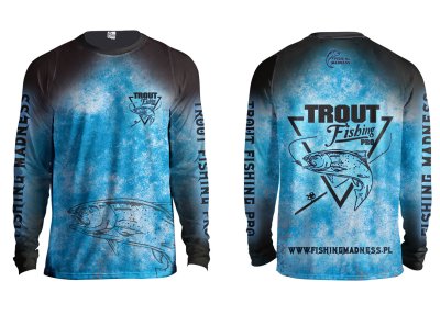 BLUZA ZAWODNICZA TROUT PRO (blue)