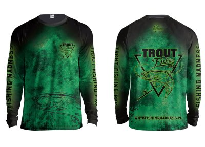 BLUZA ZAWODNICZA TROUT PRO (dark green)