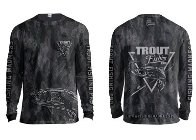 BLUZA ZAWODNICZA TROUT PRO (grey camo)