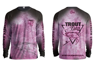 BLUZA ZAWODNICZA TROUT PRO (pink)