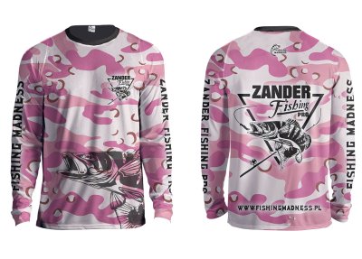 BLUZA ZAWODNICZA ZANDER PRO (pink camo)