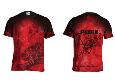 KOSZULKA TSHIRT PERCH PRO (red)