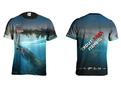 KOSZULKA TSHIRT TROUT AREA (blue)