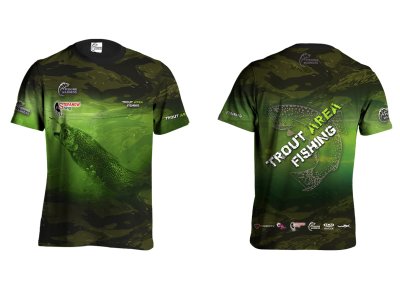 KOSZULKA TSHIRT TROUT AREA (green)