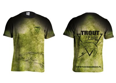 KOSZULKA TSHIRT TROUT PRO (green)