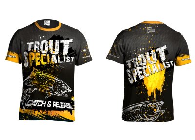 KOSZULKA TSHIRT TROUT SPECIALIST (black)