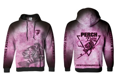 BLUZA Z KAPTUREM PERCH PRO (pink)