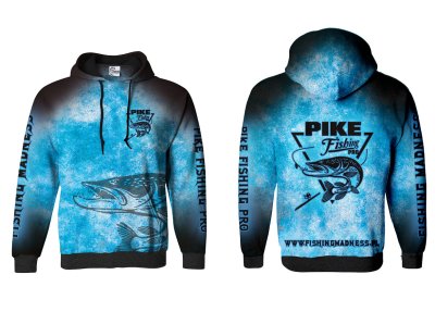 BLUZA Z KAPTUREM PIKE PRO (blue)