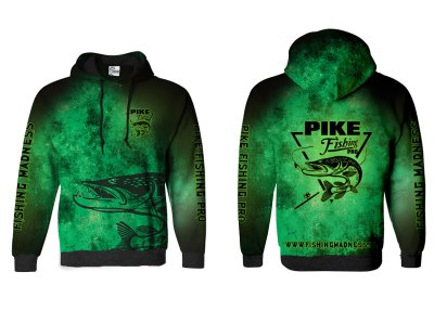 BLUZA Z KAPTUREM PIKE PRO (dark green)