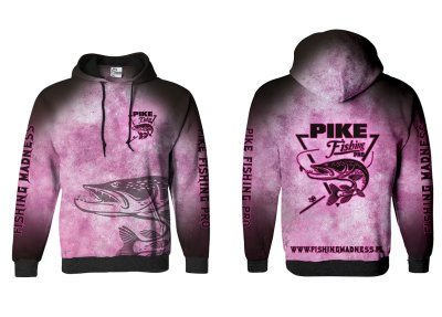 BLUZA Z KAPTUREM PIKE PRO (pink)