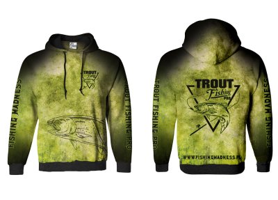 BLUZA Z KAPTUREM TROUT PRO (green)