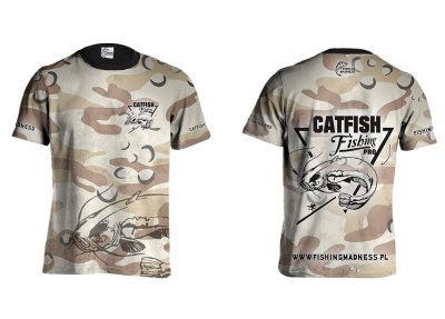 KOSZULKA TSHIRT CATFISH PRO (desert camo)