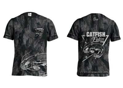 KOSZULKA TSHIRT CATFISH PRO (grey camo)