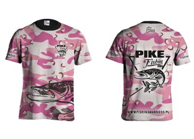 KOSZULKA TSHIRT PIKE PRO (pink camo)