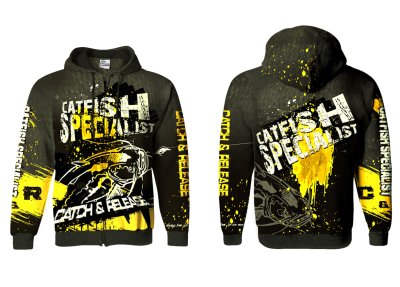 BLUZA Z KAPTUREM I ZAMKIEM CATFISH SPECIALIST