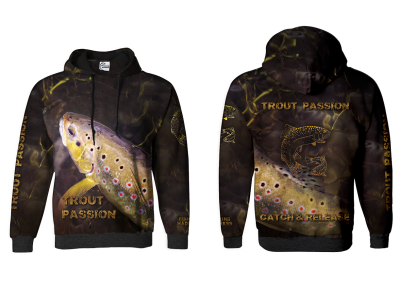 BLUZA Z KAPTUREM TROUT PASSION