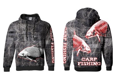 BLUZA Z KAPTUREM CARP FISHING