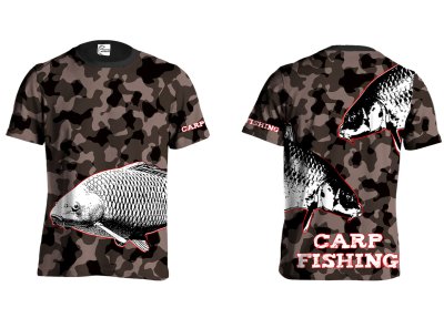 KOSZULKA TSHIRT CARP FISHING (moro)