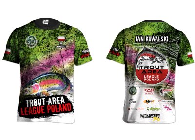 KOSZULKA TSHIRT TROUT AREA LEAGUE POLAND