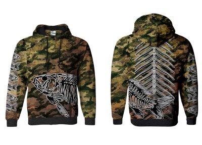 BLUZA Z KAPTUREM CARP BONES