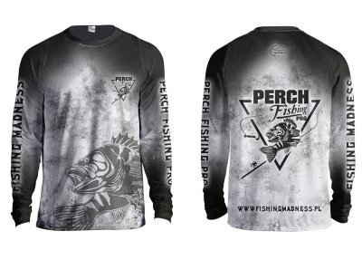 CIEPŁA BLUZA BEZ KAPTURA PERCH PRO (silver grunge)