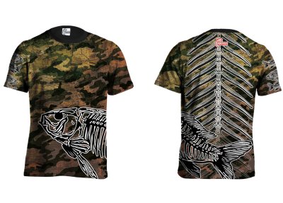 KOSZULKA TSHIRT CARP BONES