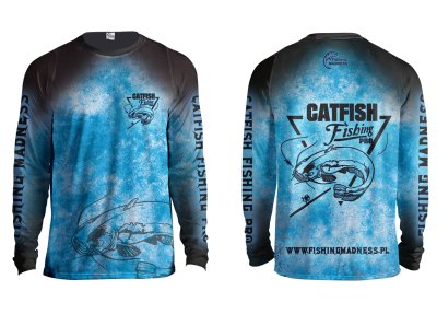 CIEPŁA BLUZA BEZ KAPTURA CATFISH PRO (blue)