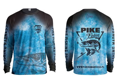 CIEPŁA BLUZA BEZ KAPTURA PIKE PRO (blue)