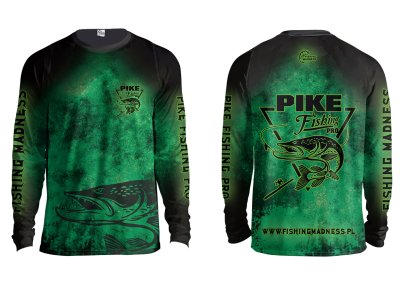 CIEPŁA BLUZA BEZ KAPTURA PIKE PRO (dark green)