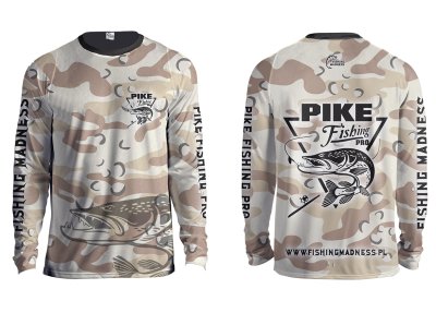 CIEPŁA BLUZA BEZ KAPTURA PIKE PRO (desert camo)