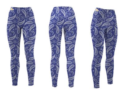 LEGGINSY PAISLEY WHITE