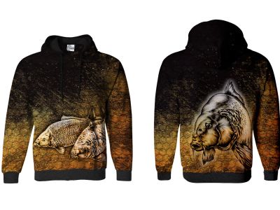 BLUZA Z KAPTUREM CARP GOLD