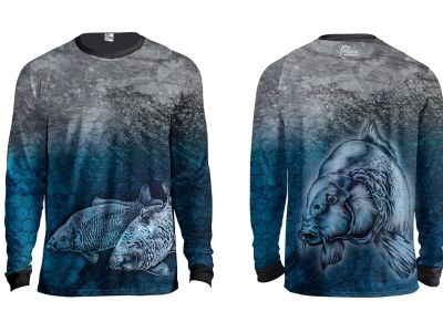 CIEPŁA BLUZA BEZ KAPTURA CARP BLUE